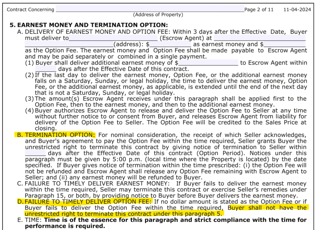 Earnest Money v. Option Money what is the difference | Should I pay Option Money | Earnest Money